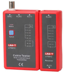 TESTER PROBADOR DE CABLE UTP BNC L