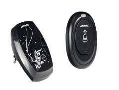 TIMBRE INALAMBRICO 2W 36 TONOS NEGRO