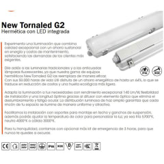 EQUIPO ESTANCO 34W 4800LM AJUSTABLE NEUTRO FRIO O CALIDO IP66 IK08