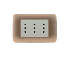 ENCHUFE TRIPLEX 10A TITANIO BEIGE