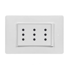 ENCHUFE TRIPLEX 10A BLANCO LUZICA