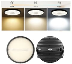 CAMPANA UFO 100W 120 LUMENES IP65 3000/4000/6000° SOFTLIGHT