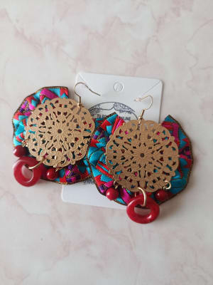 Aros Abanico Cinta celeste1