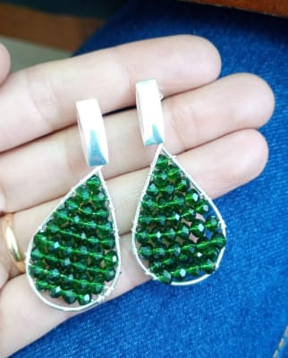 Aros Gota verde MAJ1