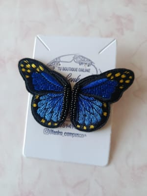 Aros Alitas de Mariposa azul1