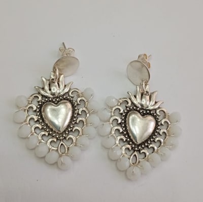 Aros Sagrado Corazón blanco1