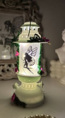 Farol Tubular blanco de hada1