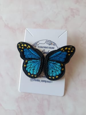 Aros Alas de Mariposa celeste1