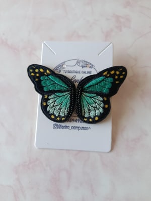 Aros Alas de Mariposa turquesa1