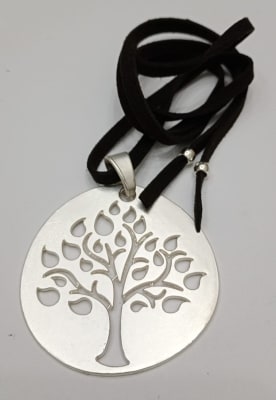 Collar Gamuza Árbol de la Vida1