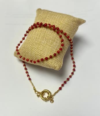 Collar Coral rojo1