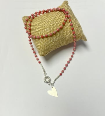 Collar Rodonita rosa1