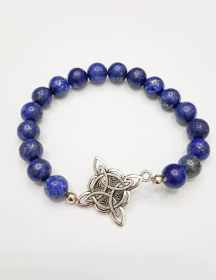 Pulsera Nudo Bruja Lapislázuli1