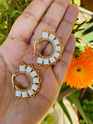 Aros Amapola blanco1