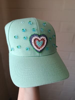 Gorra color menta1