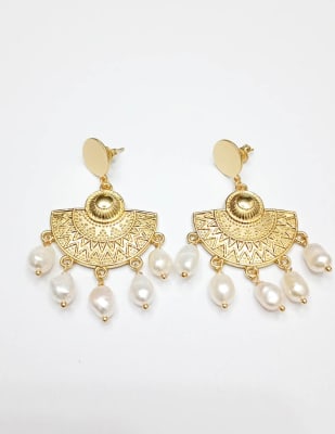 Aros Cleo perla1