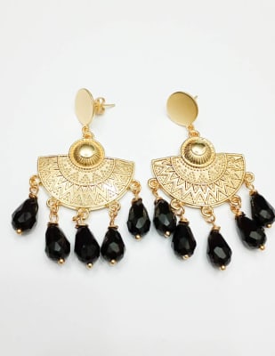 Aros Cleo negro1