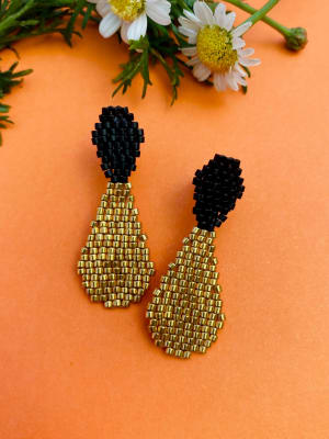 Aros Lágrima dorada1