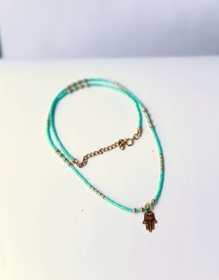 Collar Fátima verde1