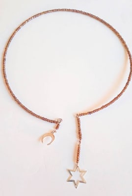 Choker luna estrella1