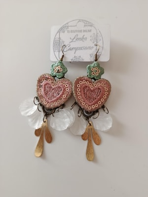 Aros Corazón pasamanería1