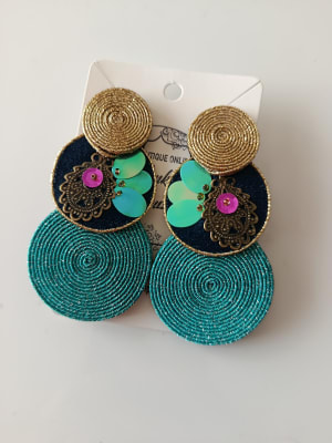Triple soutache turquesa1