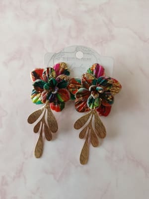 Aros flor colores hoja dorada1