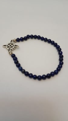 Pulsera nudo lapislázuli pequeña1