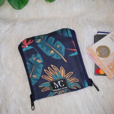 Monedero doble - Plantas verde1