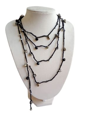 Collar tejido dálmata1