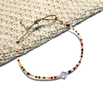 Pulsera bicone mix sunrise1