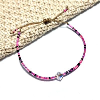Pulsera bicone mix sunset1