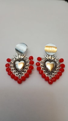 Aros Sagrado Corazón rojo1