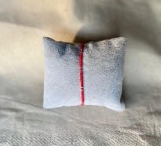 Pulsera protección rocalla y plateada1