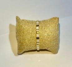 Pulsera TILA tejida blanco1