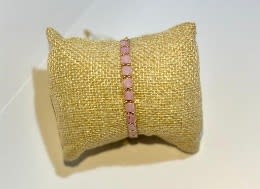 Pulsera TILA tejida rosado1