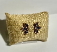 Aros Media flor morado tornasol ROL1