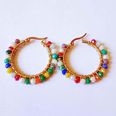 Aros Argolla multicolor MAJ1