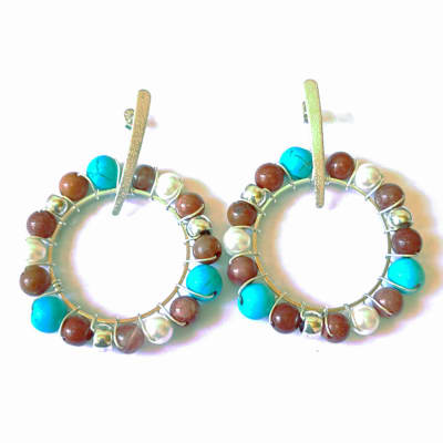 Aros Argolla perla y piedras1