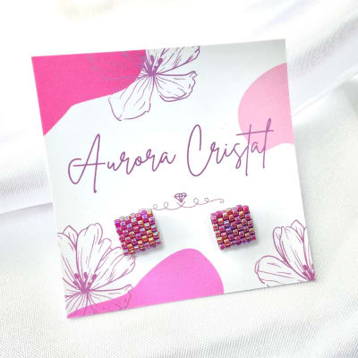 Aros Cubo burgundy1