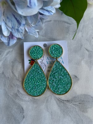 Maxi gotas con mostacillas turquesa1