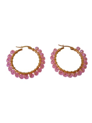 Aros Argolla oro rosado1