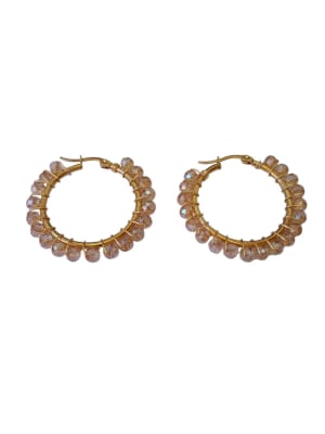 Aros Argolla oro beige1