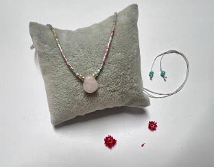 Choker Cuarzo Rosa1