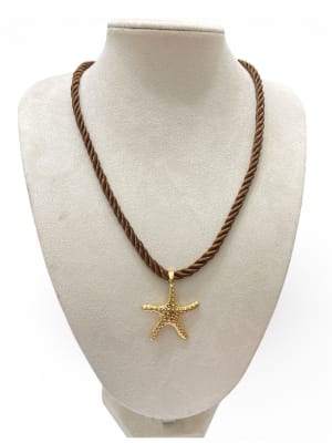 Collar café estrella1