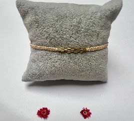 Pulsera Macrame Damasco acero1
