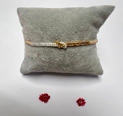 Pulsera macrame nudo miyuki Nude1