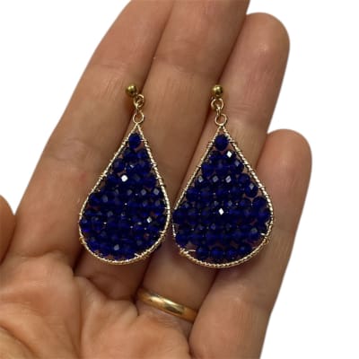 Aros Gota azul maj1