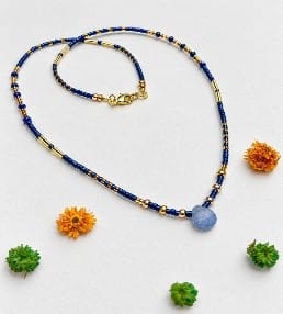 Collar Apatita azul1