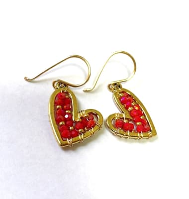 Aro Corazón mini rojo1